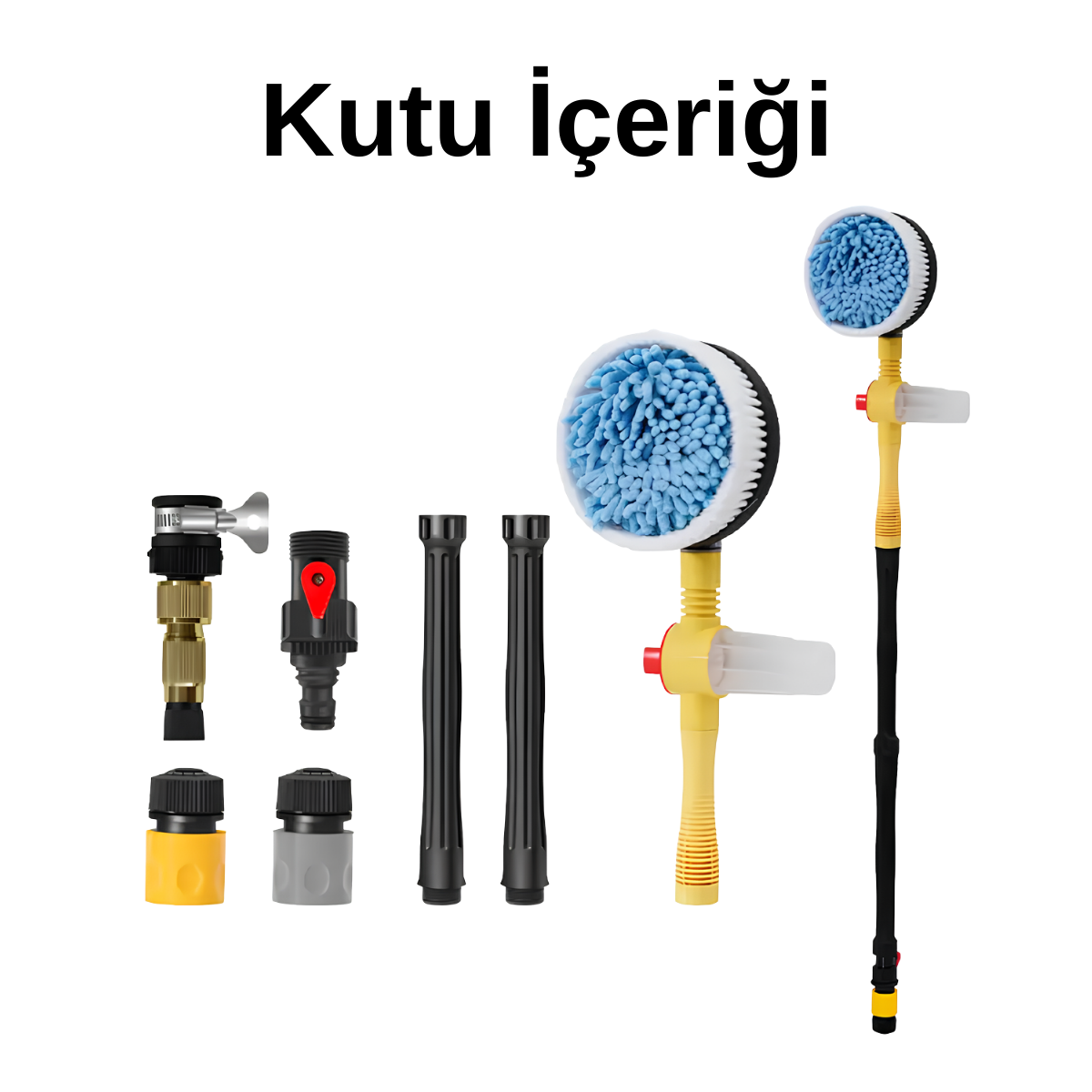 Basınçlı Köpüklü Oto Yıkama Fırçası