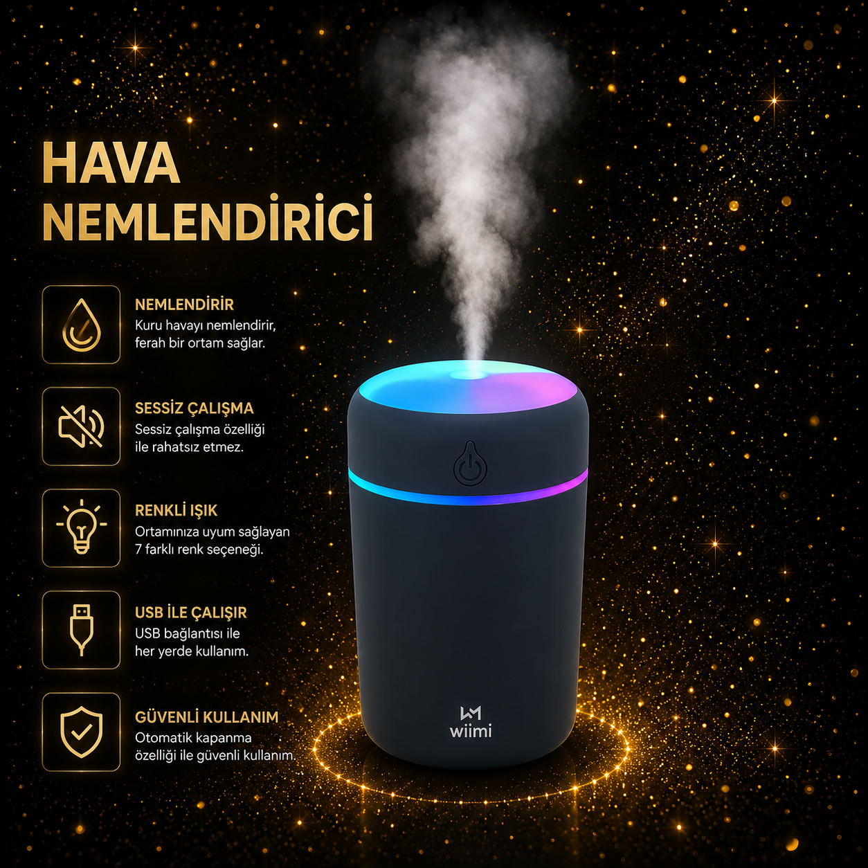 Vip Araç İçi Hava Nemlendirici